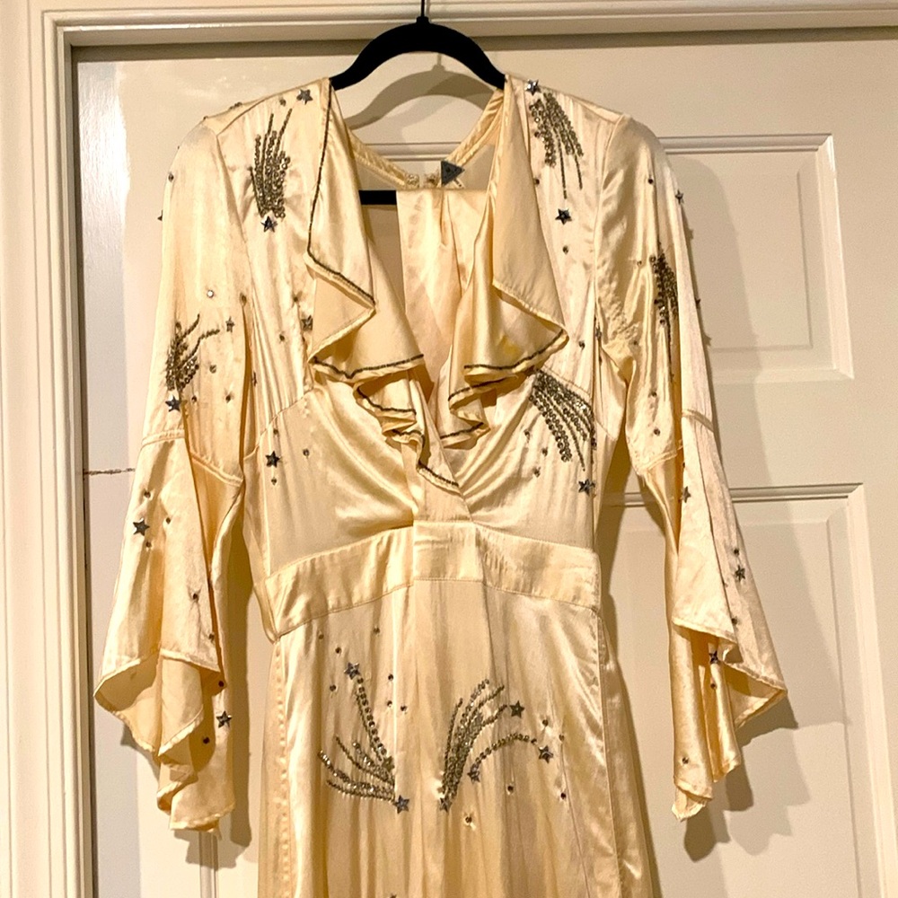 Free People New Romantics Sequin Shooting Star Maxi Dress
